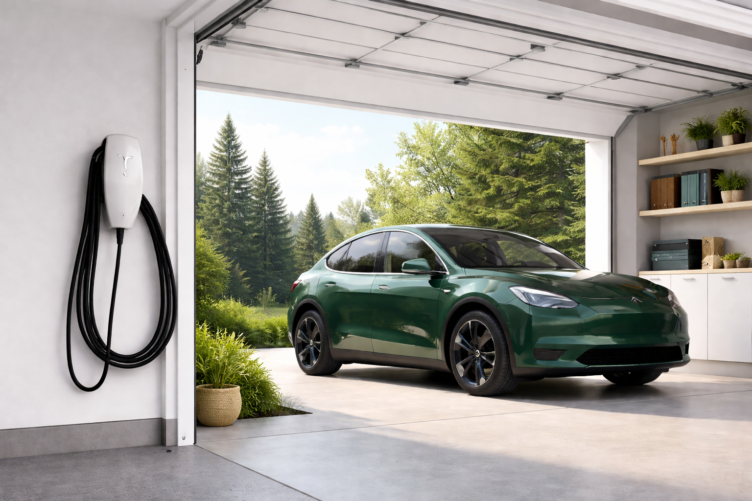 Let's power your EV at home. Save yourself time and worries with your home EV charging station. Always be prepared and powered!